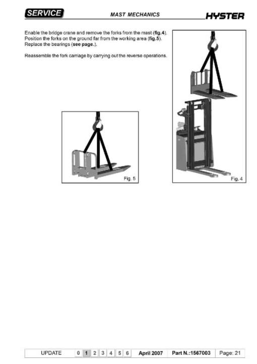 Hyster P2.0SD Pallet Truck B433 Series Repair Manual - Image 5