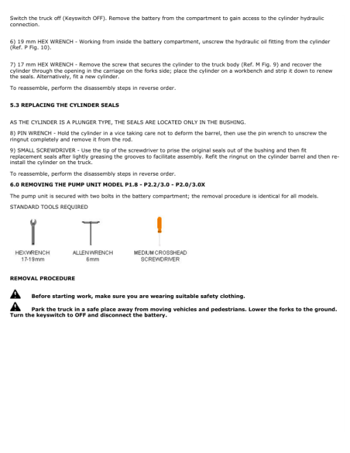 Hyster P2.0X, P3.0X Pedestrian Pallet Truck C443 Series Service Repair Manual (EU) - Image 2