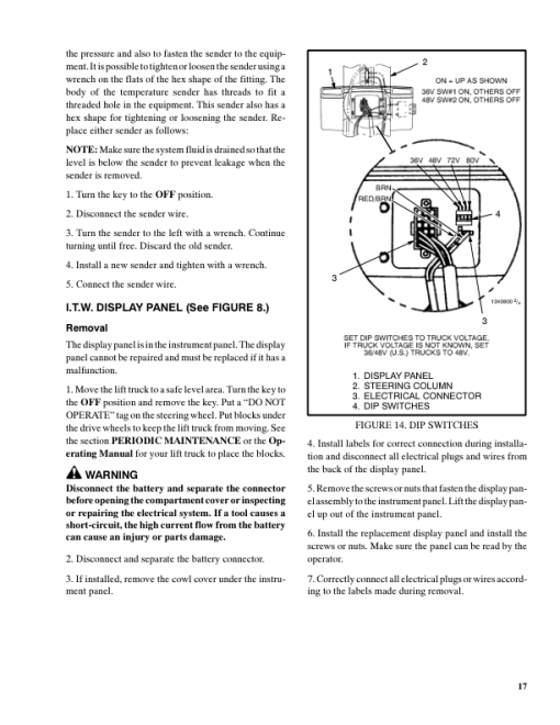 Hyster R30E, R30EA, R30EF, R30ES Electric Reach Truck D118 Series Repair Manual - Image 4