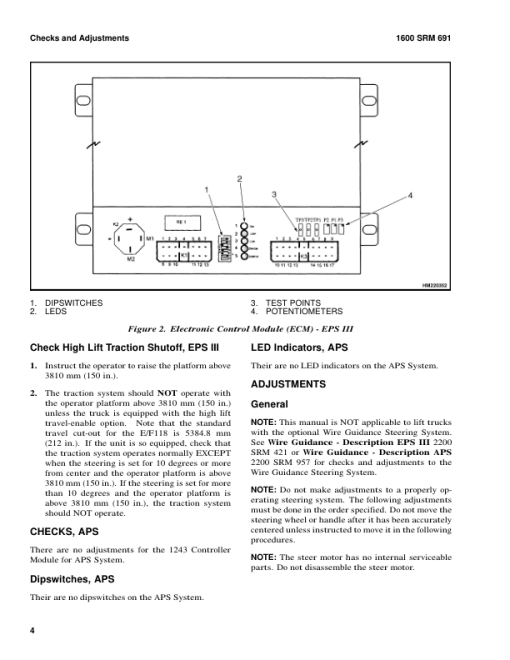 Hyster R30XM, R30XMA, R30XMF Electric Reach Truck F118 Series Repair Manual - Image 6