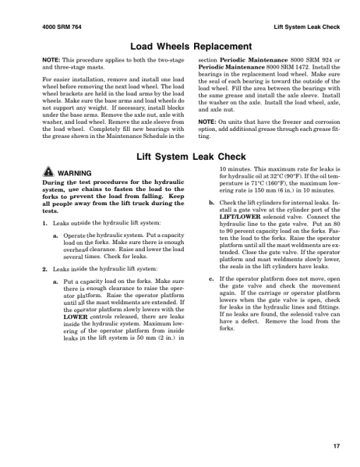 Hyster R30XMA3 Electric Reach Truck A185 Series Repair Manual - Image 3