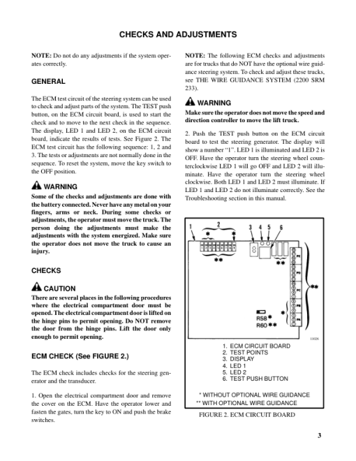 Hyster R40EH Electric Reach Truck C176 Series Repair Manual - Image 3