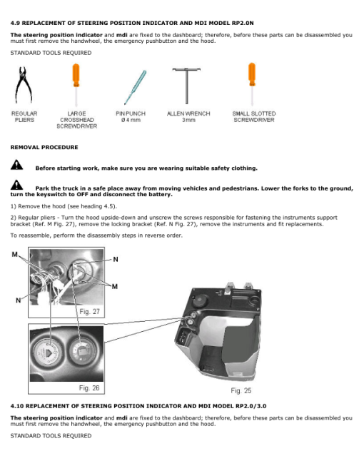 Hyster RP2.0, RP3.0, RP2.0N Electric Pallet Truck B448 Series Repair Manual - Image 5