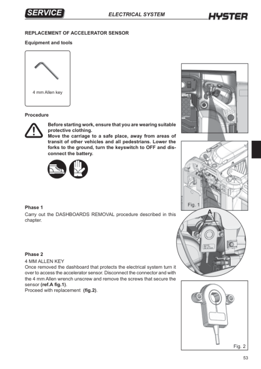 Hyster RP2.0N, RP2.5N Rider Pallet Truck C449 Series Repair Manual - Image 2