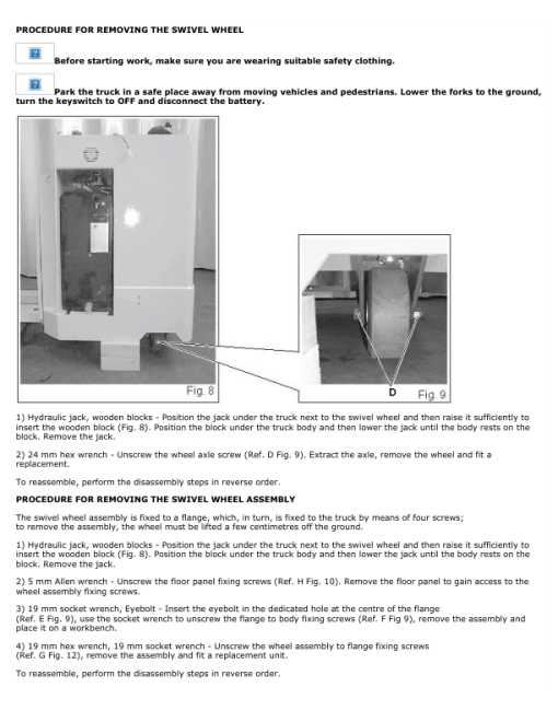 Hyster RP2.0N Rider Pallet Truck B449 Series Repair Manual - Image 2