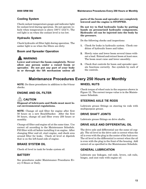 Hyster RS45-27IH, RS45-30CH, RS46-30IH, RS46-33CH, RS46-33IH, RS46-36CH Reachstacker A222 Series Repair Manual - Image 5