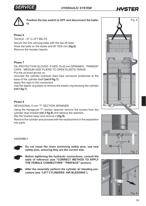 Hyster S1.0, S1.2 Electric Pedestrian Stacker C441 Series Repair Manual - Image 4