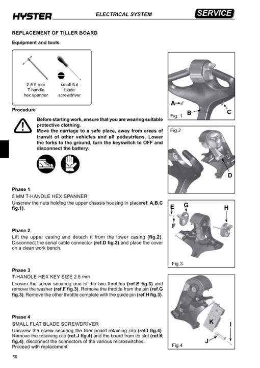 Hyster S1.0, S1.2S, 1.2 IL, S1.4S, S1.4 IL, S1.6, S1.6 IL, S2.0 Stacker D456 Series Repair Manual - Image 4