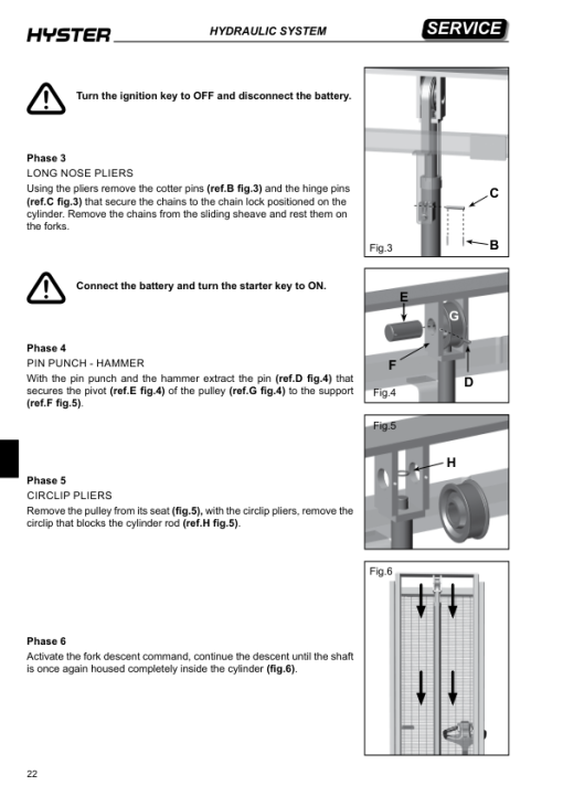 Hyster S1.0E, S1.2E, S2.4 HBE Stacker C440 Series Repair Manual (EU) - Image 4