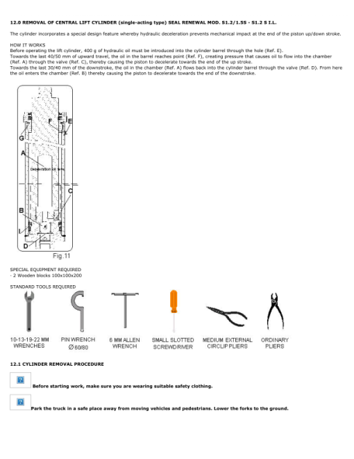 Hyster S1.2, 1.5S, S1.2S IL Stacker B442 Series Repair Manual - Image 3