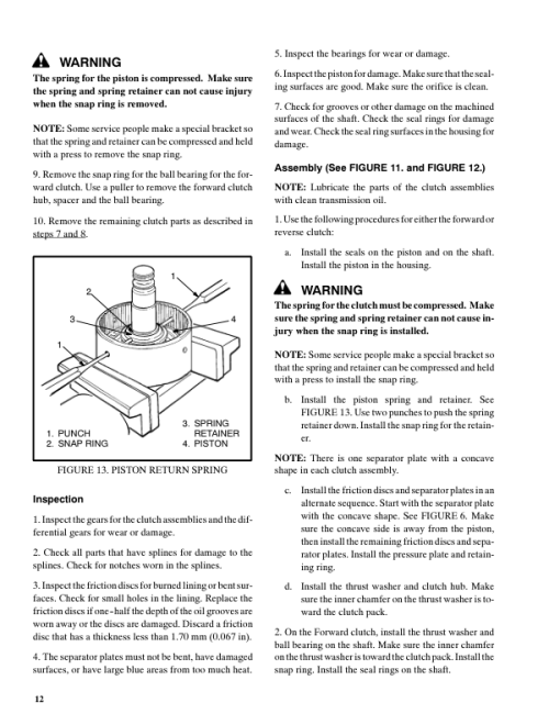 Hyster S25XM, S30XM, S35XM, S40XMS Diesel & LPG Forklift Truck C010 Series Repair Manual (USA) - Image 4