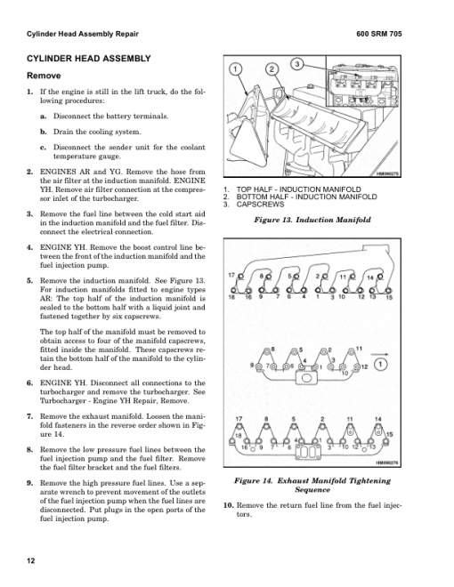 Hyster S3.50XM (S70XM), S4.00XM (S80XM), S4.50XM (S100XM), S5.50XM (S120XM) Forklift Truck E004 Series Repair Manual - Image 4