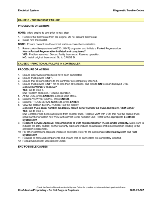 Hyster S40FT, S50FT, S55FTS, S60FT, S70FT Forklift H187 Series Repair Manual - Image 3