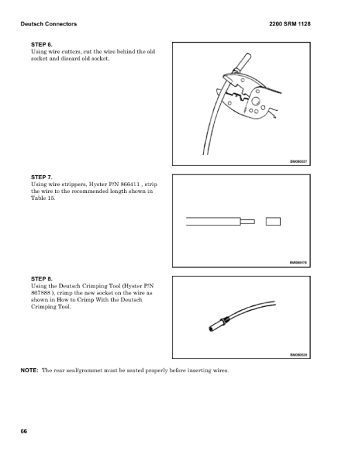 Hyster S50CT Lift truck B267 Series Repair Manual - Image 3