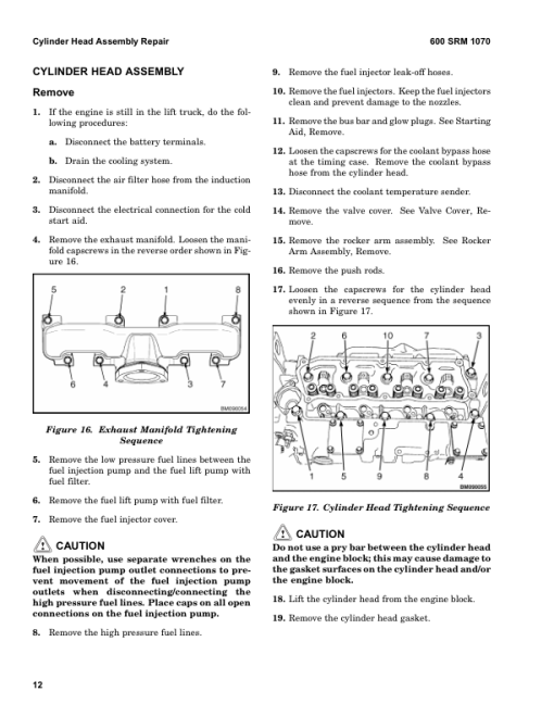 Hyster S6.00XL, S7.00XL Diesel & LPG Forklift Truck C024 Series Service Manual (EU) - Image 2