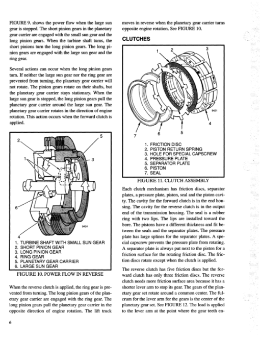 Hyster S60E, S70E, S80E, S100E, S120E Diesel & LPG Forklift Truck C004 Series Repair Manual (USA) - Image 6