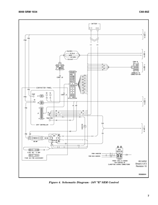 Hyster T5Zac Towing Tractor B476 Series Repair Manual - Image 3