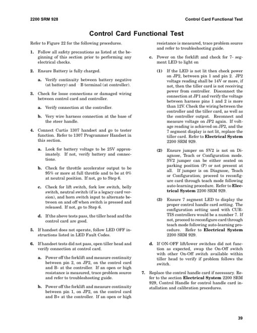 Hyster T7Z Tow Tractor A477 Series Repair Manual - Image 4