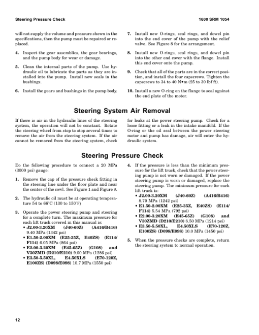 Hyster V30ZMD Electric Forklift Truck D210 Series Repair Manual - Image 5