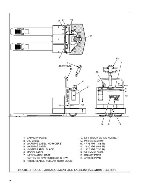 Hyster W20XTA, W30XTA, W40XTA Pallet Truck A453 Series Repair Manual - Image 3