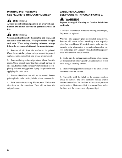 Hyster W20XTC, W30XTC, W40XTC Pallet Truck A454 Series Repair Manual - Image 3