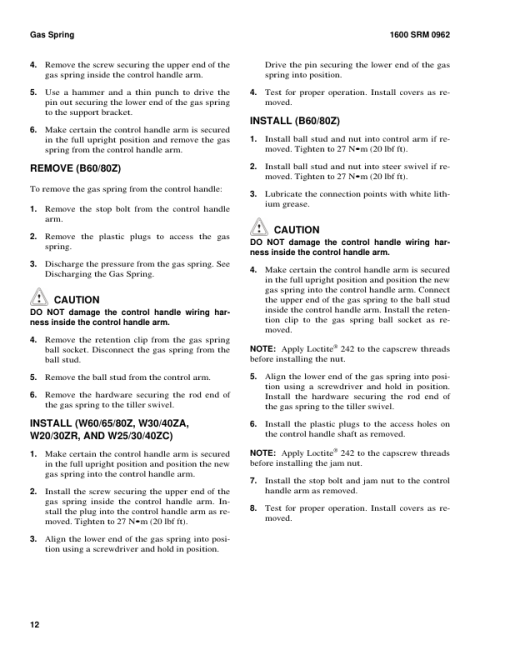 Hyster W25ZC, W30ZC, W40ZC Pallet Stackers C454 Series Repair Manual - Image 5