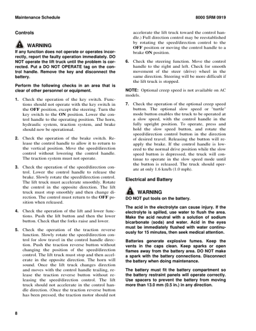 Hyster W60Z, W65Z, W80Z Pallet Truck B231 Series Repair Manual - Image 4