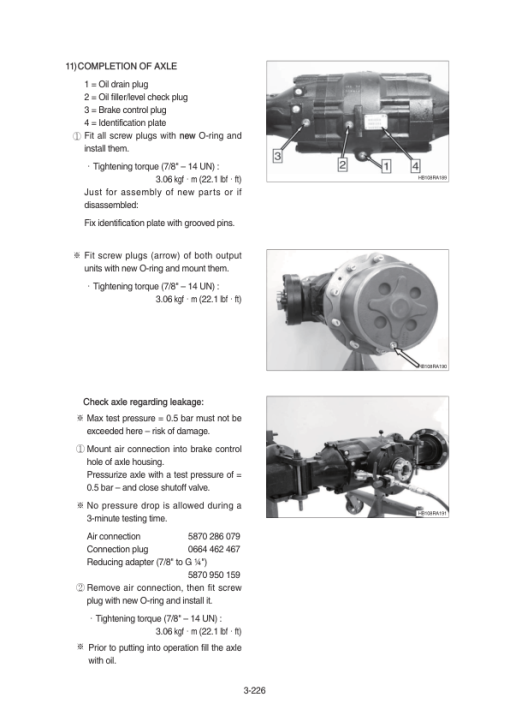 Hyundai H930C, H940C Backhoe Loaders Service Repair Manual - Image 3