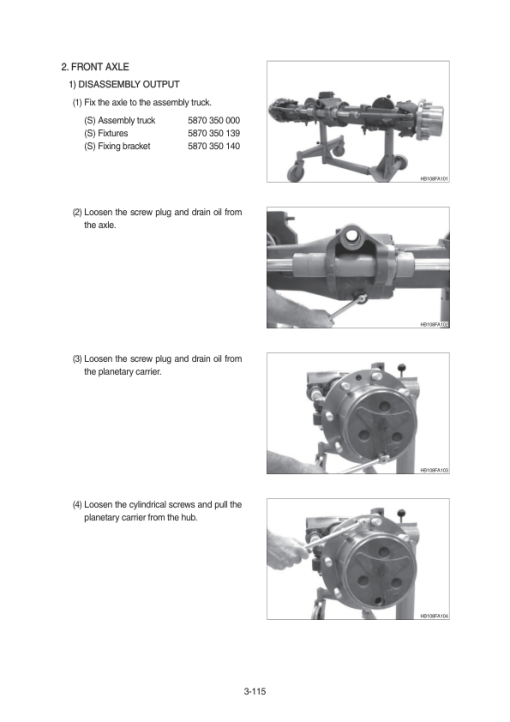 Hyundai HB90, HB100 Backhoe Loaders Service Repair Manual - Image 4