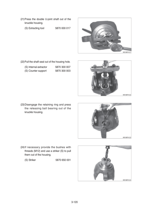 Hyundai HB90, HB100 Backhoe Loaders Service Repair Manual - Image 5