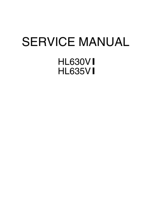 Hyundai HL630VL, HL635VL Wheel Loaders Service Repair Manual