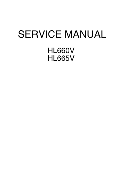 Hyundai HL660V, HL665V Wheel Loaders Service Repair Manual