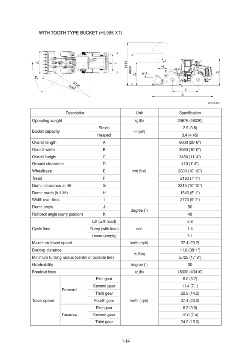 Hyundai HL965 Wheel Loaders Service Repair Manual - Image 3