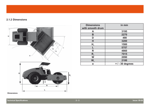 Hyundai HR120C-9 (Canopy) Road Rollers Service Repair Manual - Image 2