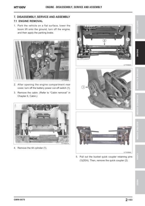 Hyundai HT100V SkidSteer Loaders Service Repair Manual - Image 2