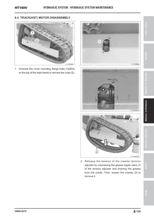 Hyundai HT100V SkidSteer Loaders Service Repair Manual - Image 5