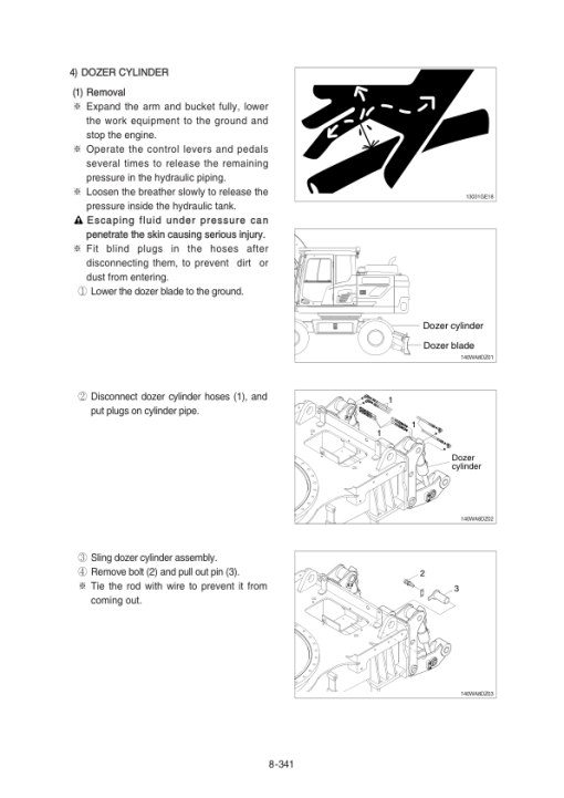 Hyundai HW140A Wheel Excavator Service Repair Manual - Image 5