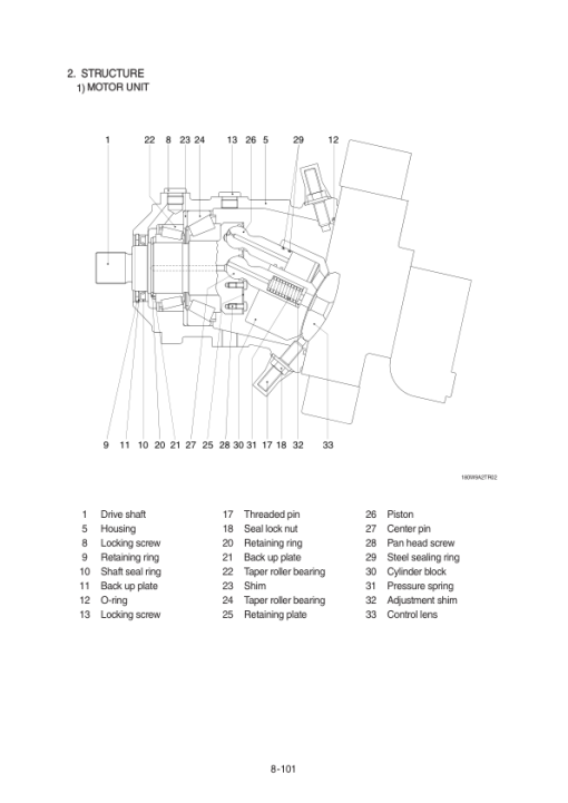 Hyundai HW160, HW180 Wheel Excavator Service Repair Manual - Image 2