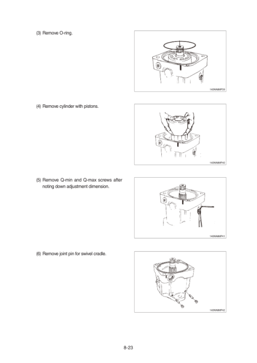 Hyundai HW160A, HW180A Wheel Excavator Service Repair Manual - Image 3