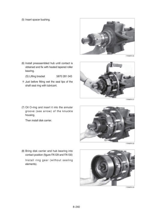 Hyundai HW160A, HW180A Wheel Excavator Service Repair Manual - Image 5