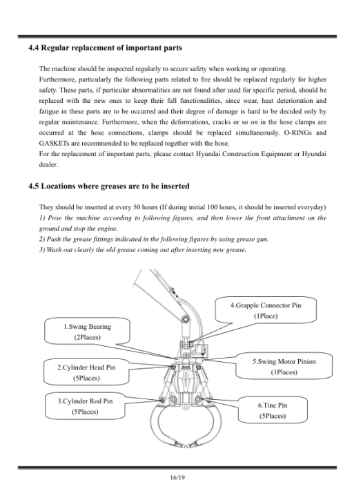 Hyundai HW250MH Wheel Excavator Service Repair Manual - Image 5