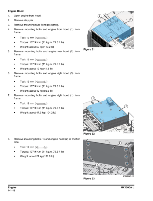 Hyundai HX1000AL Crawler Excavator Service Repair Manual - Image 3