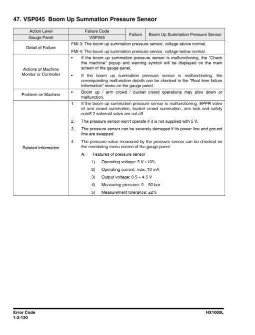 Hyundai HX1000L Crawler Excavator Service Repair Manual - Image 5