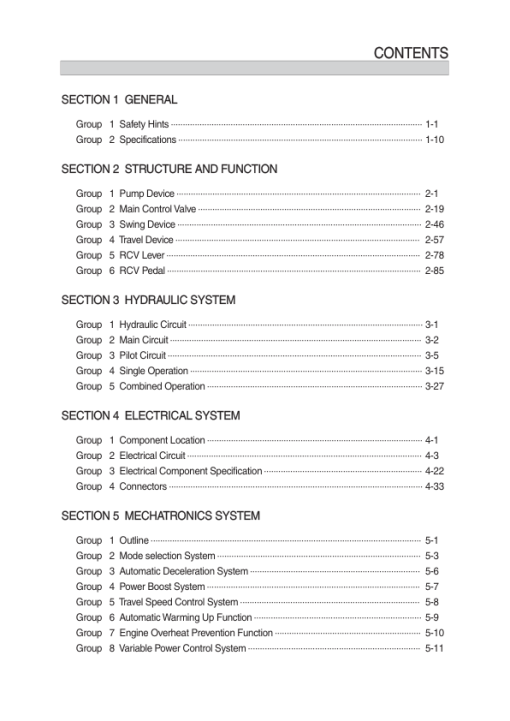 Hyundai HX140 L Crawler Excavator Service Repair Manual