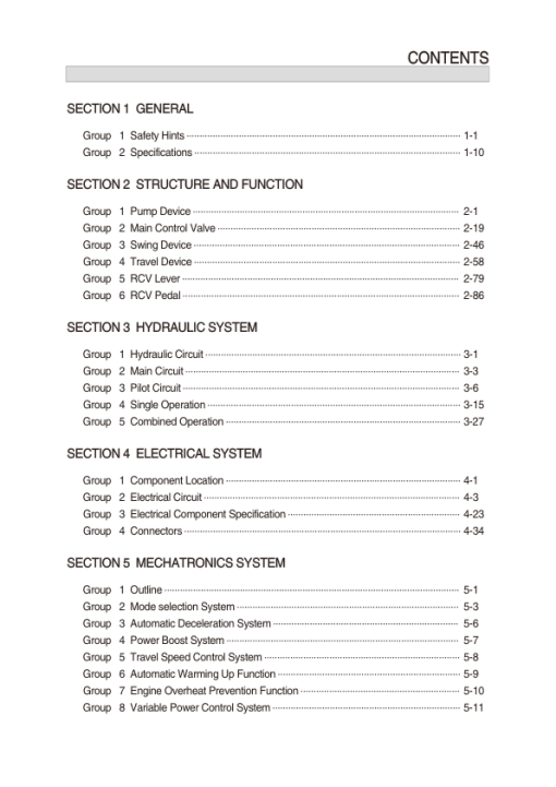 Hyundai HX140 LC Crawler Excavator Service Repair Manual