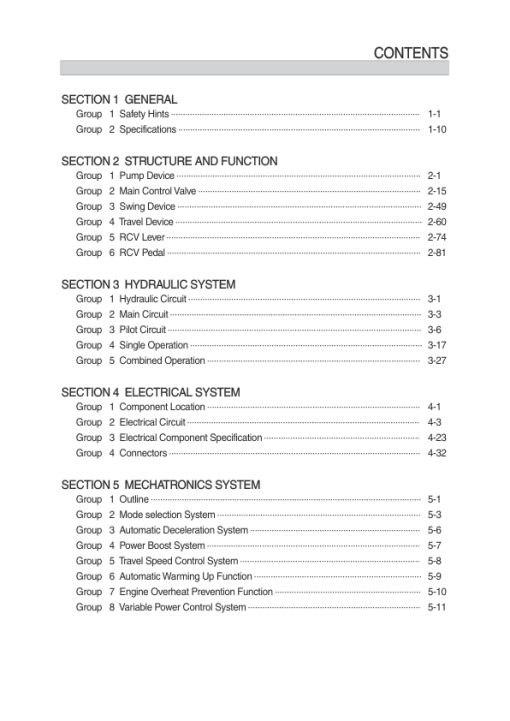 Hyundai HX220 L EPFC Crawler Excavator Service Repair Manual