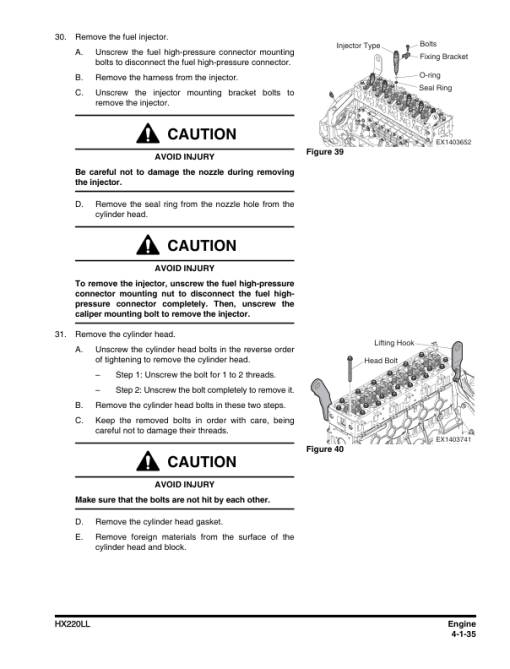 Hyundai HX220LL, HX220RB Crawler Excavator Service Repair Manual - Image 3