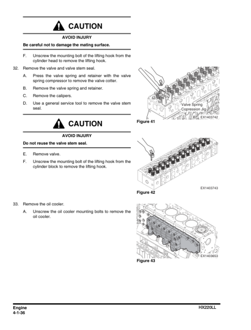 Hyundai HX220LL, HX220RB Crawler Excavator Service Repair Manual - Image 4