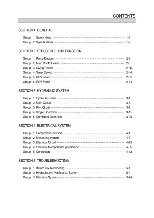 Hyundai HX25A Z, HX30A Z Crawler Excavator Service Repair Manual