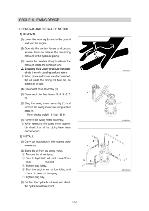 Hyundai HX300 L Crawler Excavator Service Repair Manual - Image 5